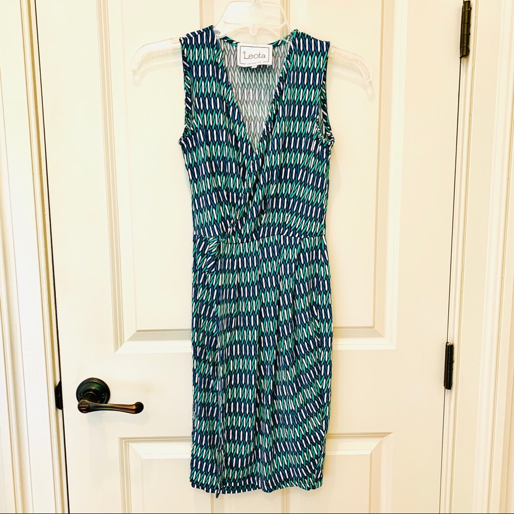 Leota Faux Wrap Dress